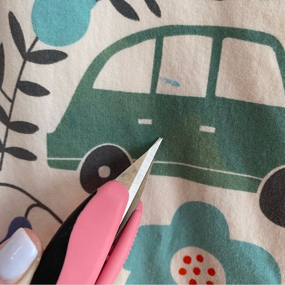 Mini Boden Colorful Vehicles Bikes Floral Print Long Sleeve Dress 9 - Picture 14 of 16